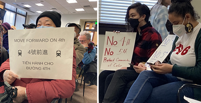 Community shows splintering over ST’s new transit hub