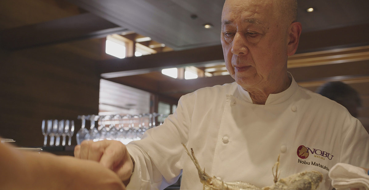 Chef Nobu serves his famous miso cod with a side of inspiration in