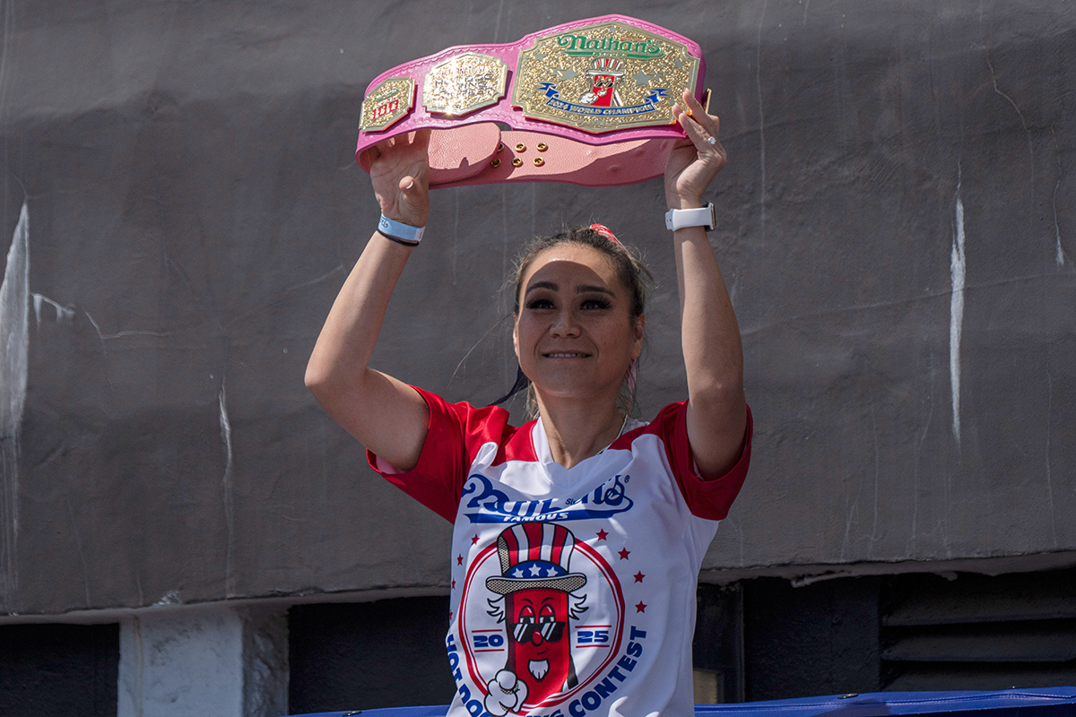 Miki Sudo wins 11th women’s title at Nathan’s Famous Hot Dog Eating Contest