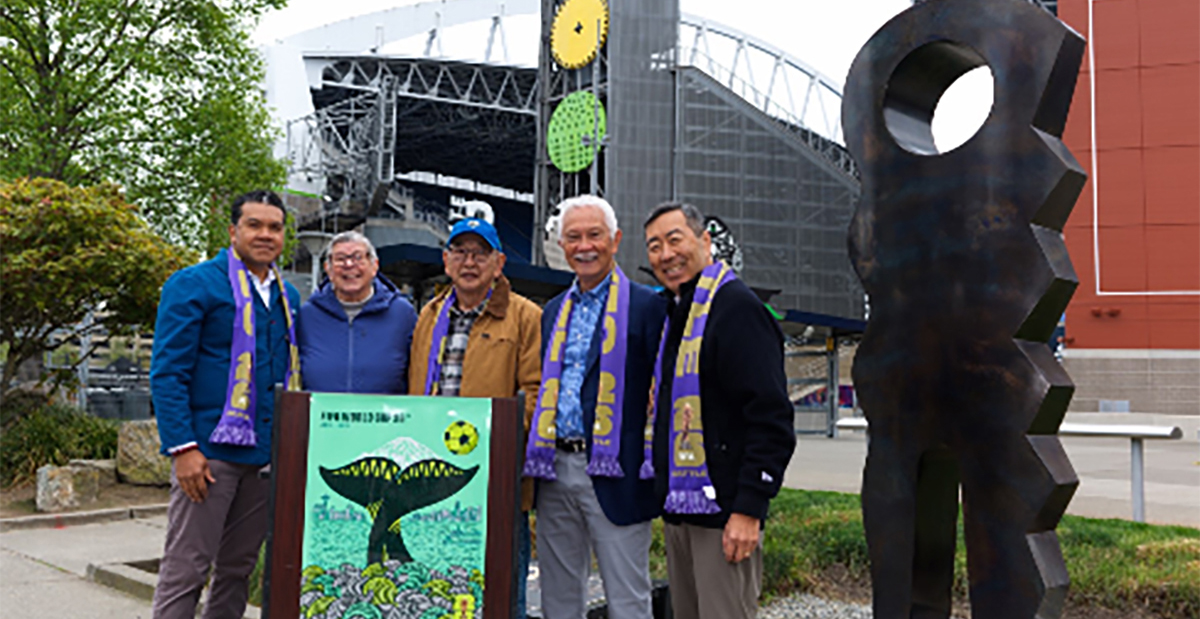 New Seattle sculpture celebrates unity as World Cup approaches 